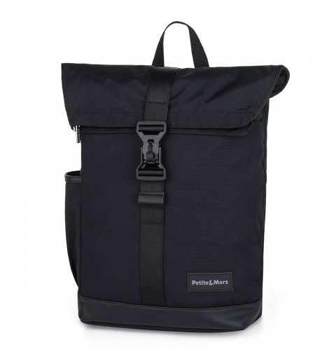 Petite&Mars Jackob - Plecak do wózka, uniwersalna | Absolute Black